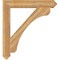 Ekena Millwork Legacy Arts & Crafts Rough Sawn Bracket, Western Red Cedar, 6"W x 44"D x 48"H BKT06X44X48LEC03RWR - alternate 3